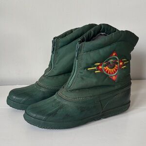 Vintage Sorel Green Rubber Boots | Women’s 9 Coastal Granola Style